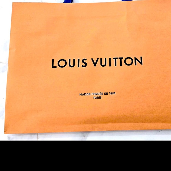 Rare Brand New LOUIS VUITTON Authentic New XXL Orange Gift/Shopping Tote… - Picture 3 of 13